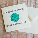 Birthday Card Natural 20