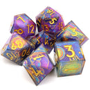 Gilded Cosmos | Art Core Dice | 7 Piece Set