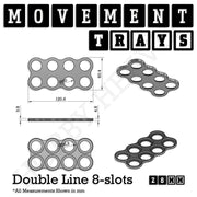 28mm Movement Trays for Tabletop Games | Wargaming | Full Range - Only-Games