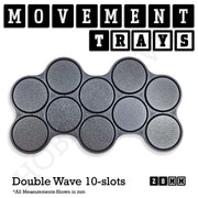 28mm Movement Trays for Tabletop Games | Wargaming | Full Range - Only-Games
