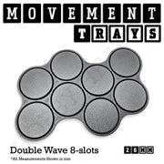 28mm Movement Trays for Tabletop Games | Wargaming | Full Range - Only-Games