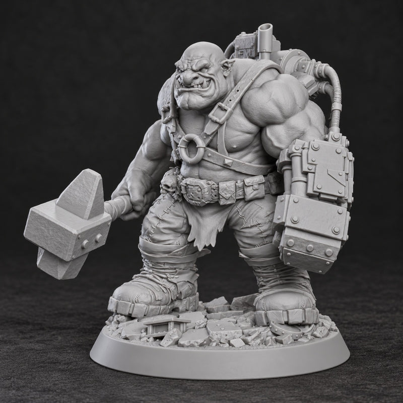 Thumm Boilerfist GrimSpoil Ogre Miniature