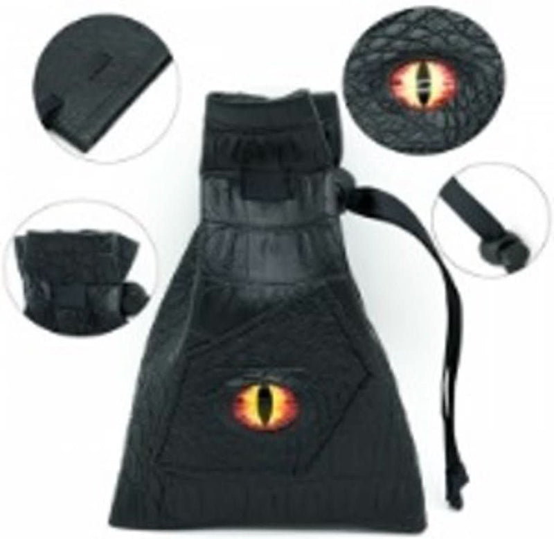 Dragon's Vault | Orange Eye | Vegan Leather Dice Bag - Only-Games