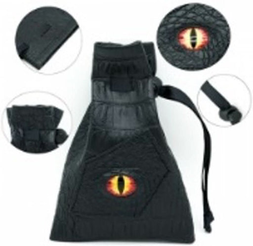 Dragon's Vault | Orange Eye | Vegan Leather Dice Bag - Only-Games