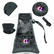 Dragon's Vault | Red/Blue Eye | Vegan Leather Dice Bag - Only-Games