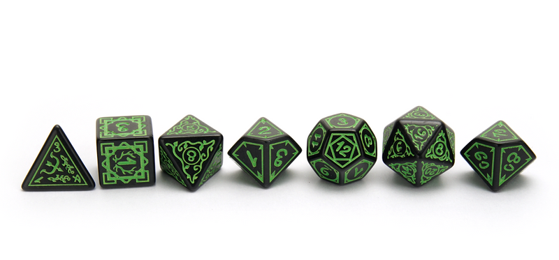 Druid's Circle Dice | Green - Only-Games
