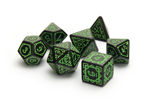 Druid's Circle Dice | Green - Only-Games
