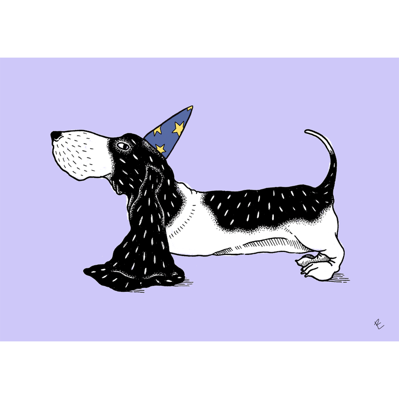 Dog Wizard - A5 Print - Only-Games