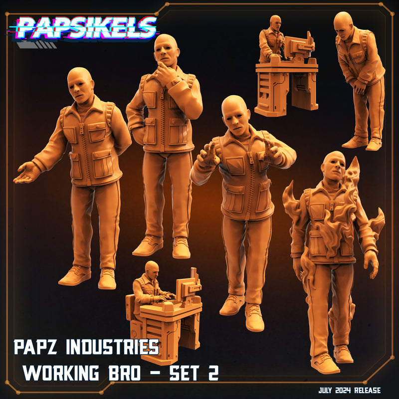 PAPZ INDUSTRIES WORKING BROS SET 2 - Only-Games