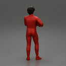 motorbiker holding his helmet with both hands - Only-Games