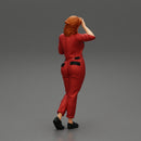 Tired woman mechanic holding a spanner - Only-Games