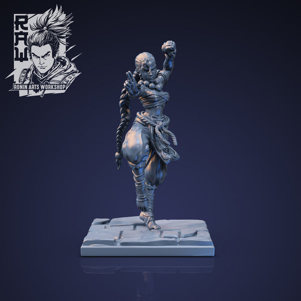 Karoku The Monk - Idle Pose - Only-Games