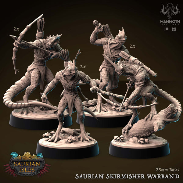 Saurian Skirmishers Warband (8 Models)