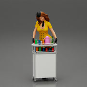 2 Sexy flight attendant serving drinks to passengers on board - Only-Games
