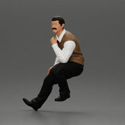 Turkish man in a cravat and slipover sitting - Only-Games