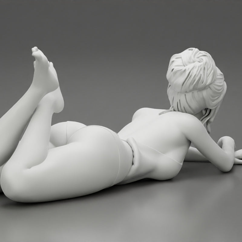 Sexy Bikini Girl Lying in bikini - Only-Games