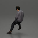 man sitting on a car, wearing a jacket and sunglasses, deep in thought - Only-Games