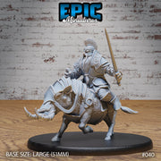 Dwarf Army Warthog Mount Rider Set - Only-Games
