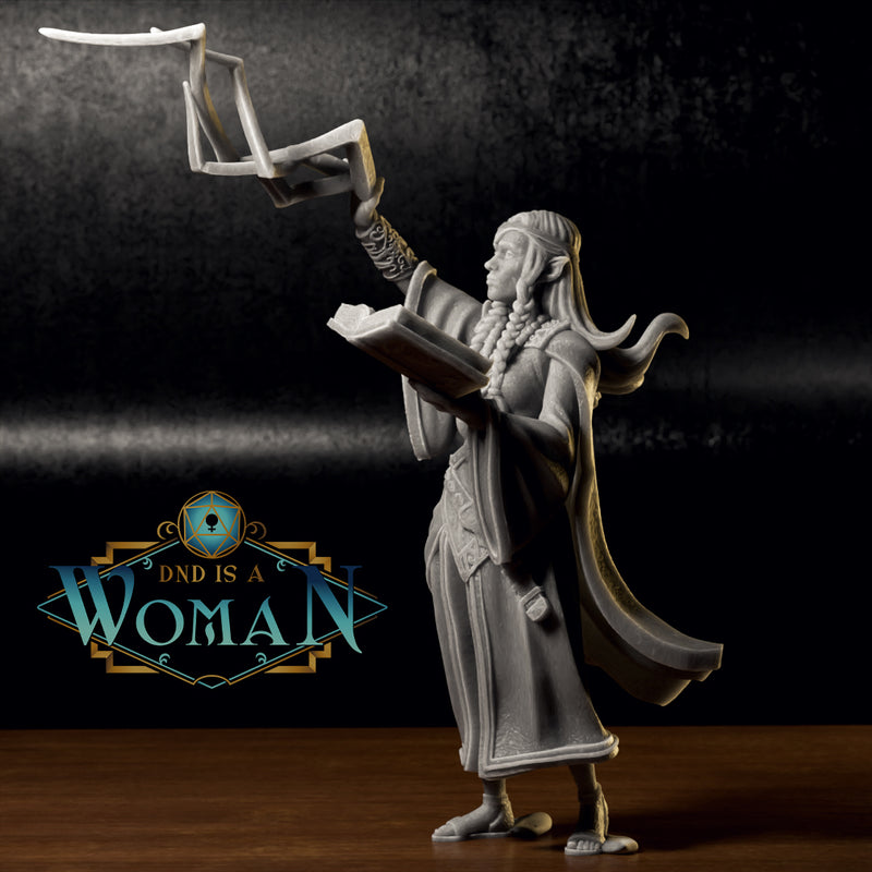 Elf Wizard - Elirea - 28mm / 32mm / 75mm - Only-Games