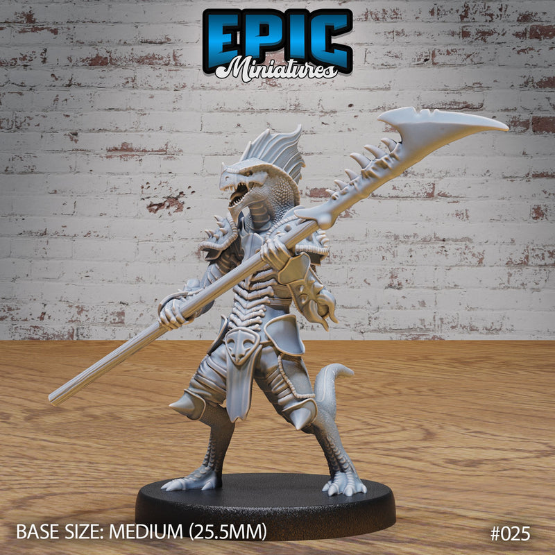 Lizard Folk Army Halberd - Only-Games