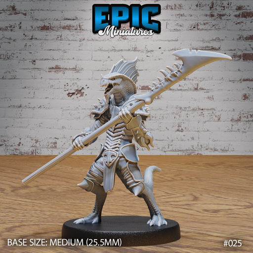 Lizard Folk Army Halberd - Only-Games