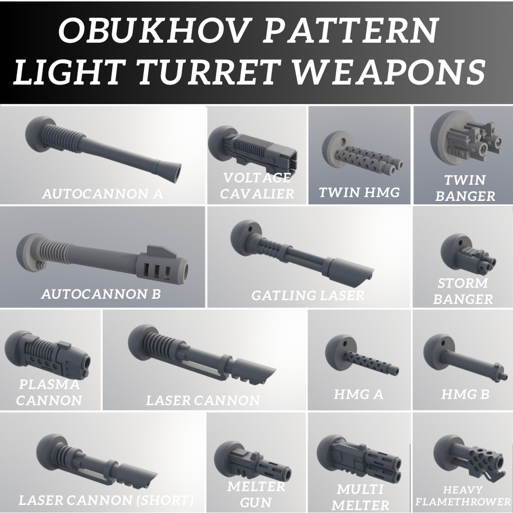 Turret Writing Pattern Light Turret Obukov Pattern - Tiny Panzer Studio - Miniatures by Only ...