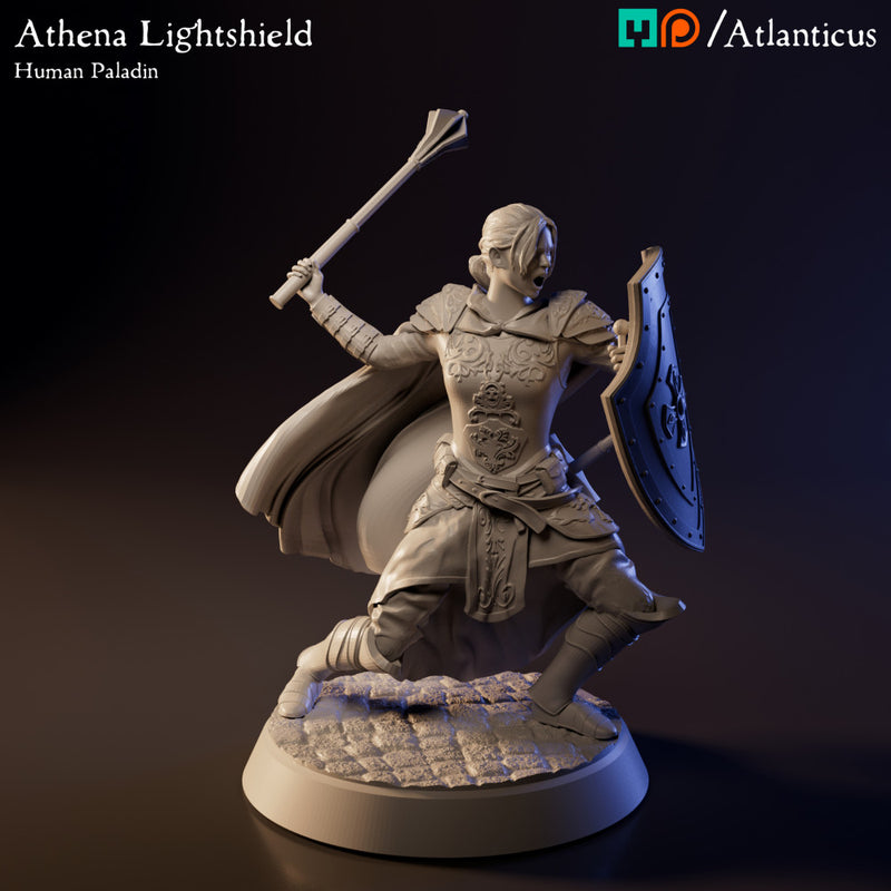 Athena Lightshield - Human Paladin Bundle - Only-Games