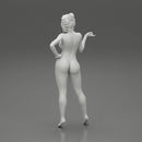 Naked girl standing and put hand on hip - Only-Games