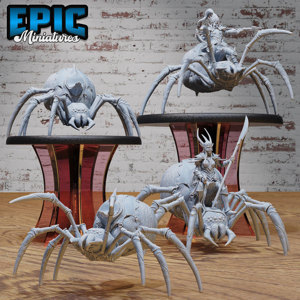 Dark Elf Spider Mount Rider Set