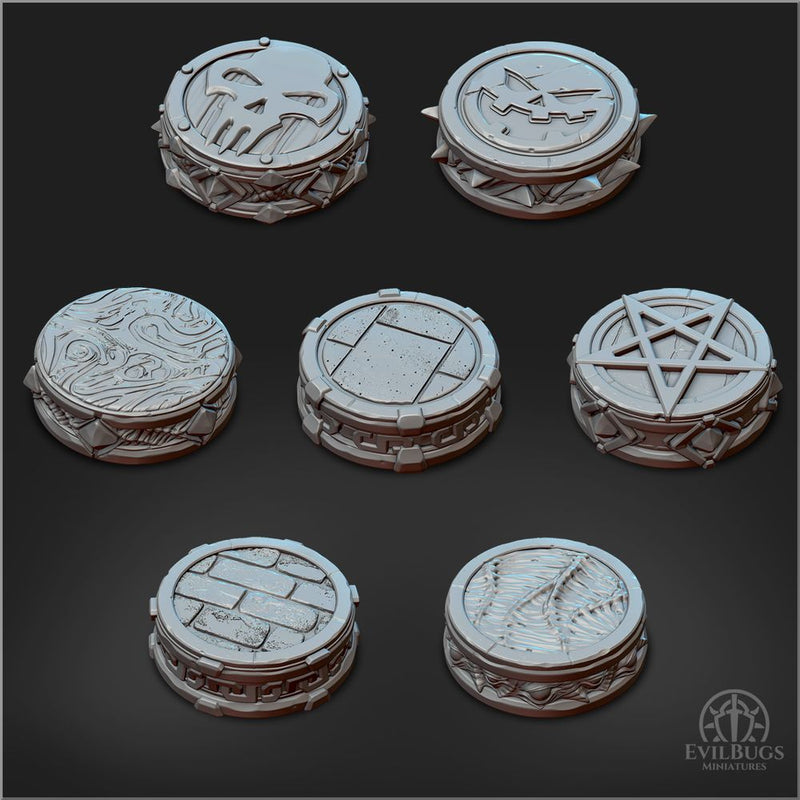 Helloween Bases 25mm/32mm/42mm - Only-Games