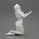 Sexy girl in onepiece sitting on her knees - Only-Games