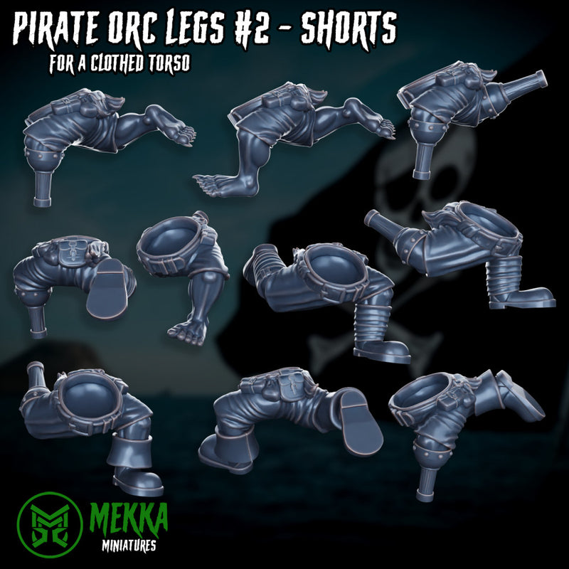 Pirate Orc Legs #2 - Shorts - Only-Games