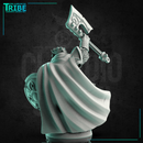 (0226) Male dragon warrior with great axe, shield and armor - Only-Games