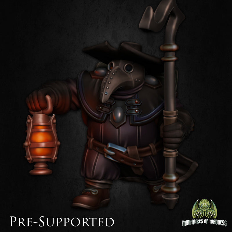 Mormor Sourbeard  [PRE-SUPPORTED] Dwarf Plague Doctor Medic - Only-Games