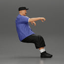 gangster homie in cap with arm on window driving the car - Only-Games