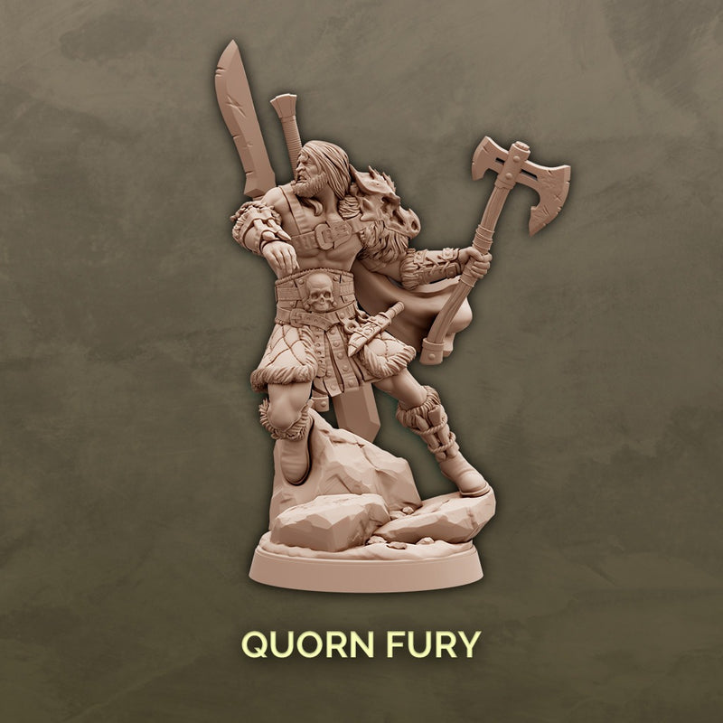 Quorn Fury - Human Barbarian