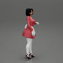 Attractive Stewardess in maid clothes Posing - Only-Games