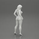 sexy girl in bikini posing standing on the beach - Only-Games