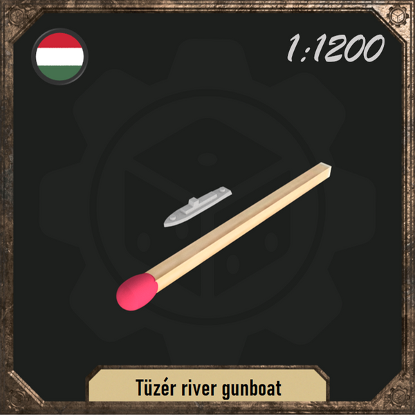 1/1200 Tüzér river gunboat