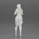 Attractive girl in bikini and suit Leaning Against car on the beach - Only-Games