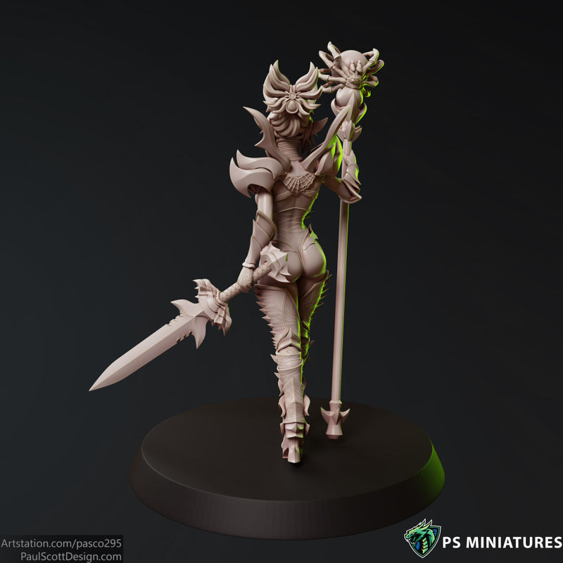 Drow Sorceress Elite Pose 2 - Only-Games