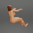 Naked Angry Young Woman screaming In The Car - Only-Games