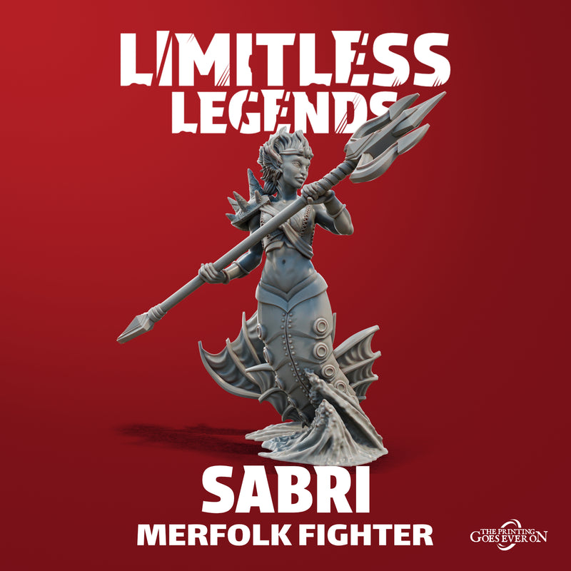 Merfolk Fighter - Sabri - Only-Games