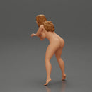 Naked motorcyclist woman sitting on motorcycle - Only-Games