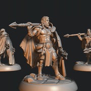 Tassos - Trathian Wolves leader - Ancient Greek peltasta Hero - 32mm - Only-Games