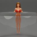 Bikini clad drink markers to attach to the side of your glass - Only-Games