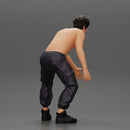 gangster homie in shorts with his dog on the street - Only-Games