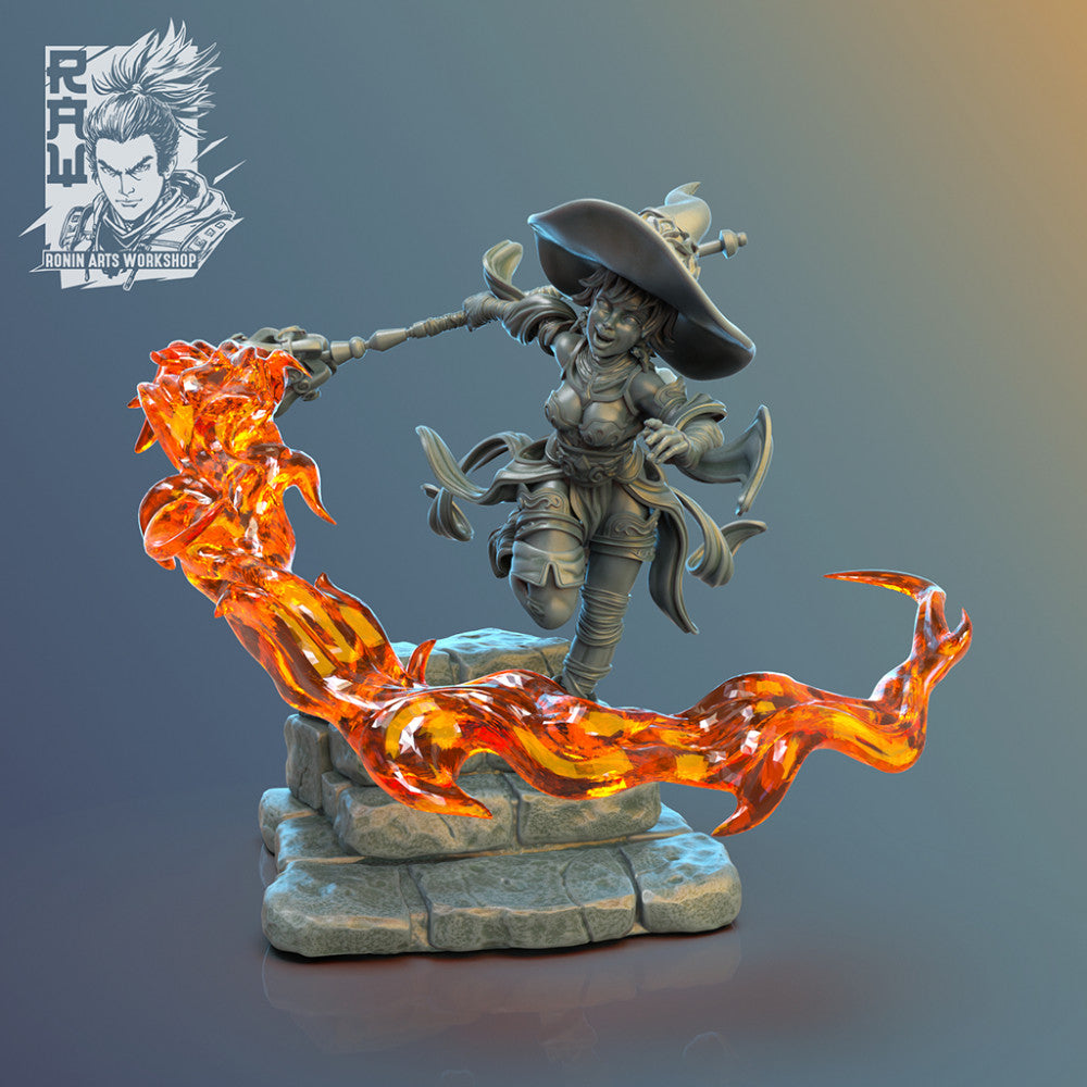 Braccia - Human Pyromancer - Ronin Arts Workshop - Miniatures by Only ...