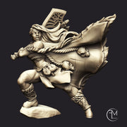 Franziska the Battlemaster & Boar Totem (AMAZONS! Kickstarter) - Only-Games