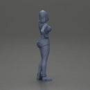 woman enjoying a drink, stylish and confident pose - Only-Games